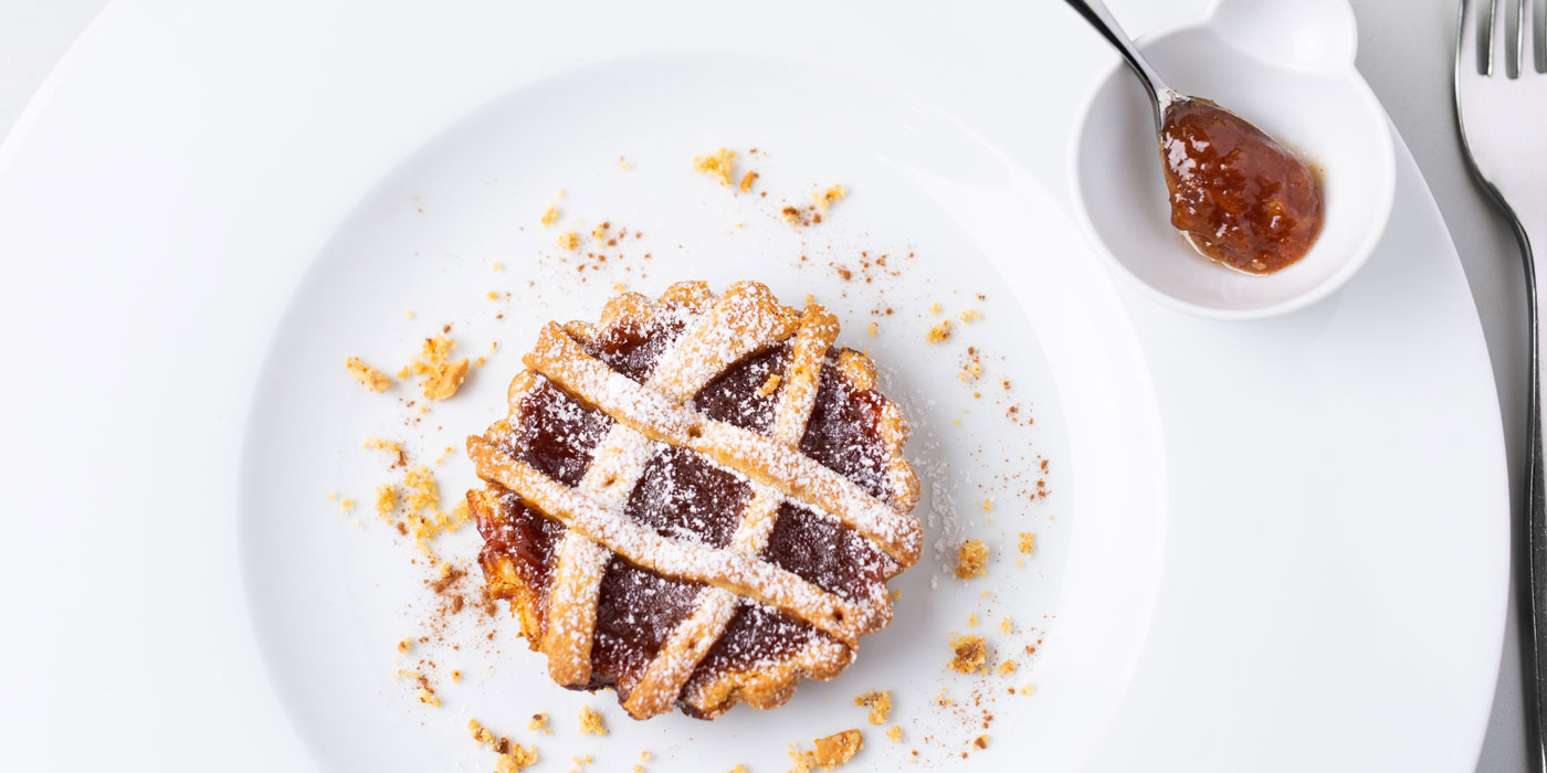 Crostata di pasta frolla con Arancia e Cannella