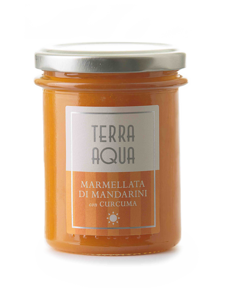 Terra Aqua marmellata di mandarini avana con curcuma mandarini avana coltivati e lavorati in sicilia con curcuma